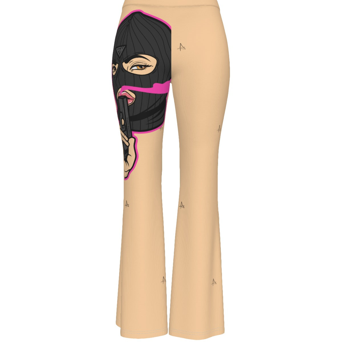 Its a Robbery Tan Women's Skinny Flare Pants