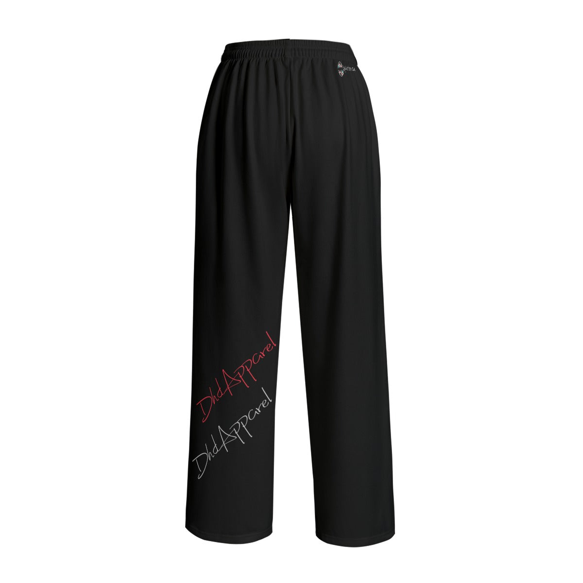 All Black Ange Unisex Wide Leg Pants | Interlock